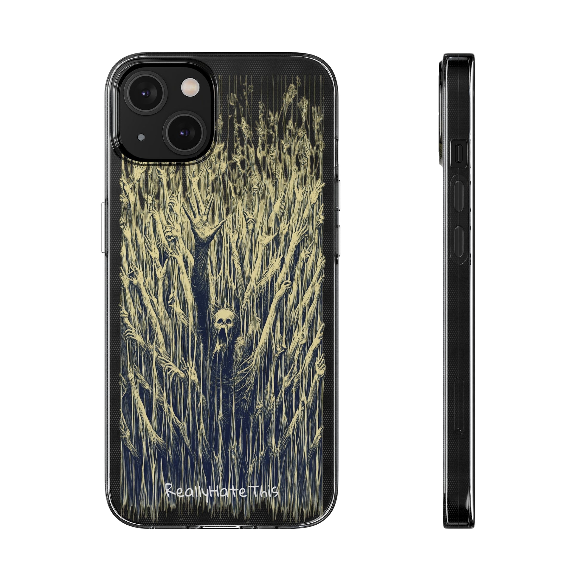 ReallyHateThis Clear Phone Case ReallyHateThis Clear Phone Case