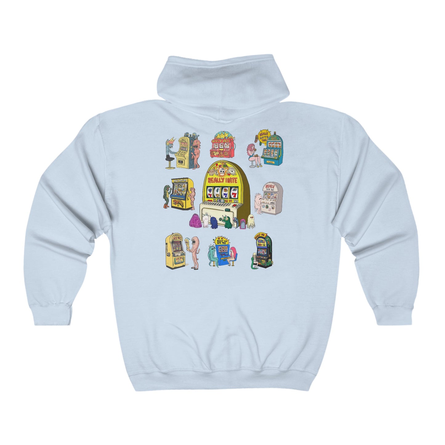 Slot Machine Unisex Full Zip Hoodie