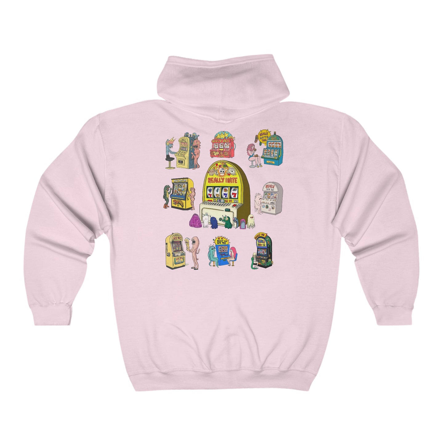 Slot Machine Unisex Full Zip Hoodie