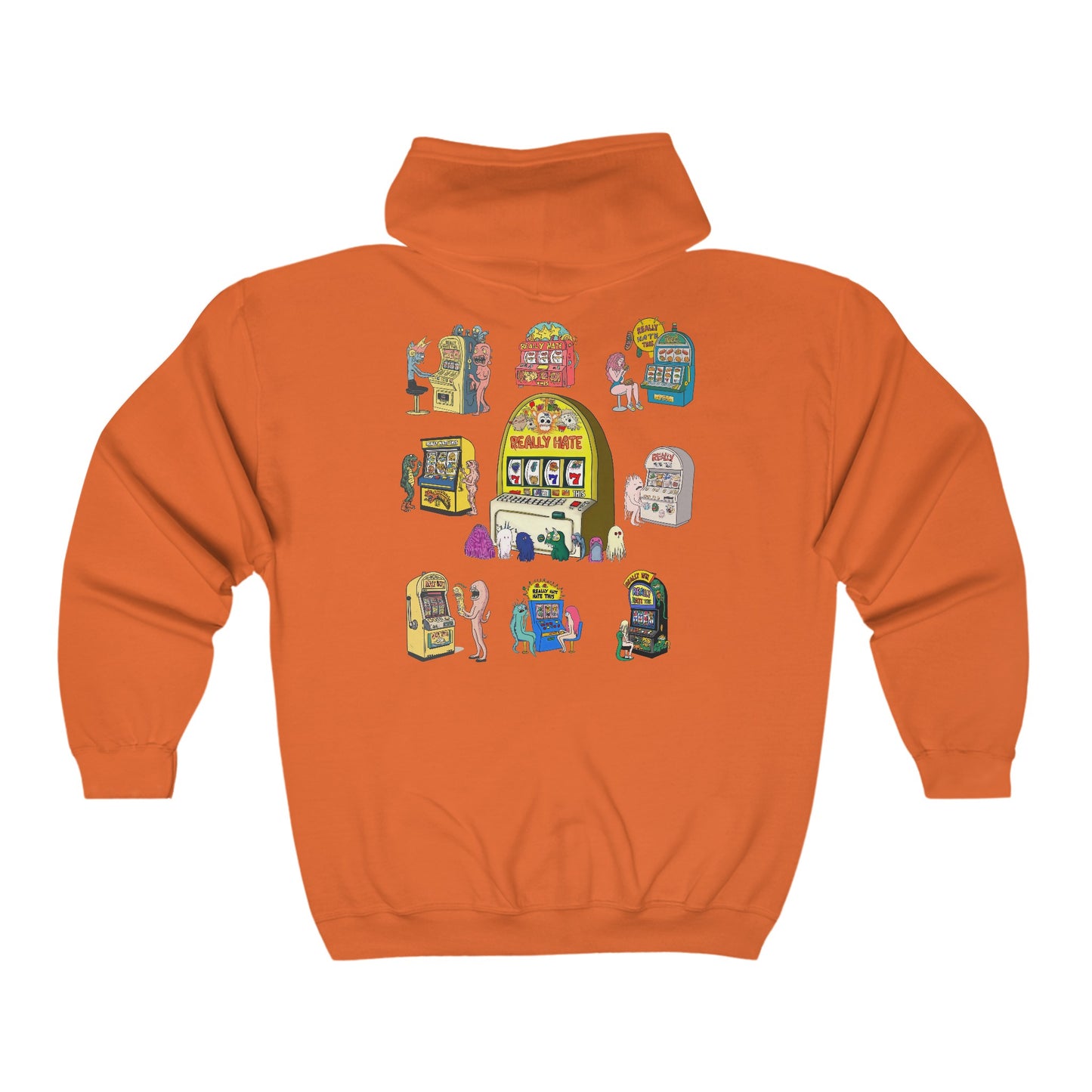 Slot Machine Unisex Full Zip Hoodie