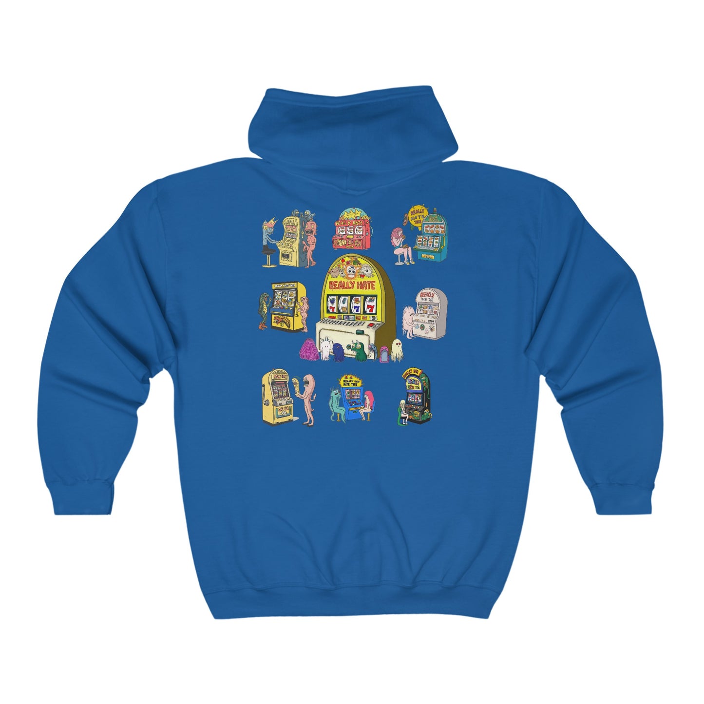 Slot Machine Unisex Full Zip Hoodie